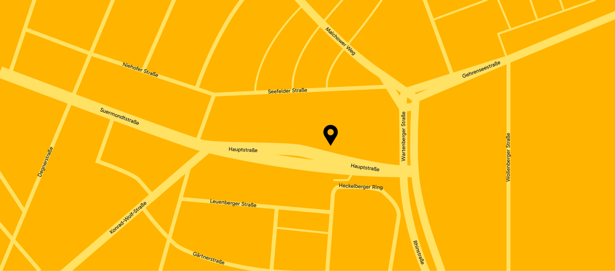 Strassenkarte Hauptstrasse 44 Berlin Alt Hohenschönhausen
