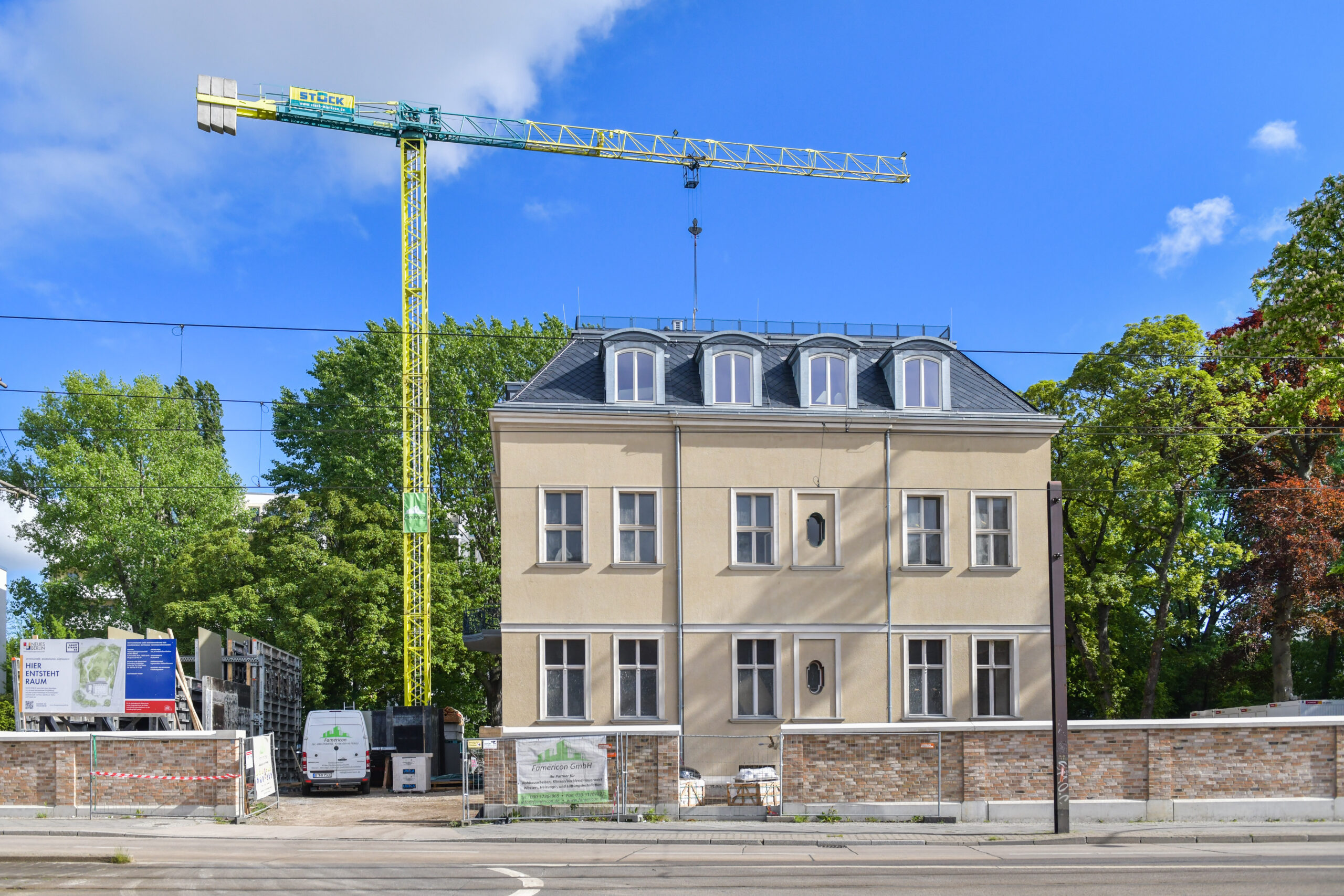 Bild der Baustelle