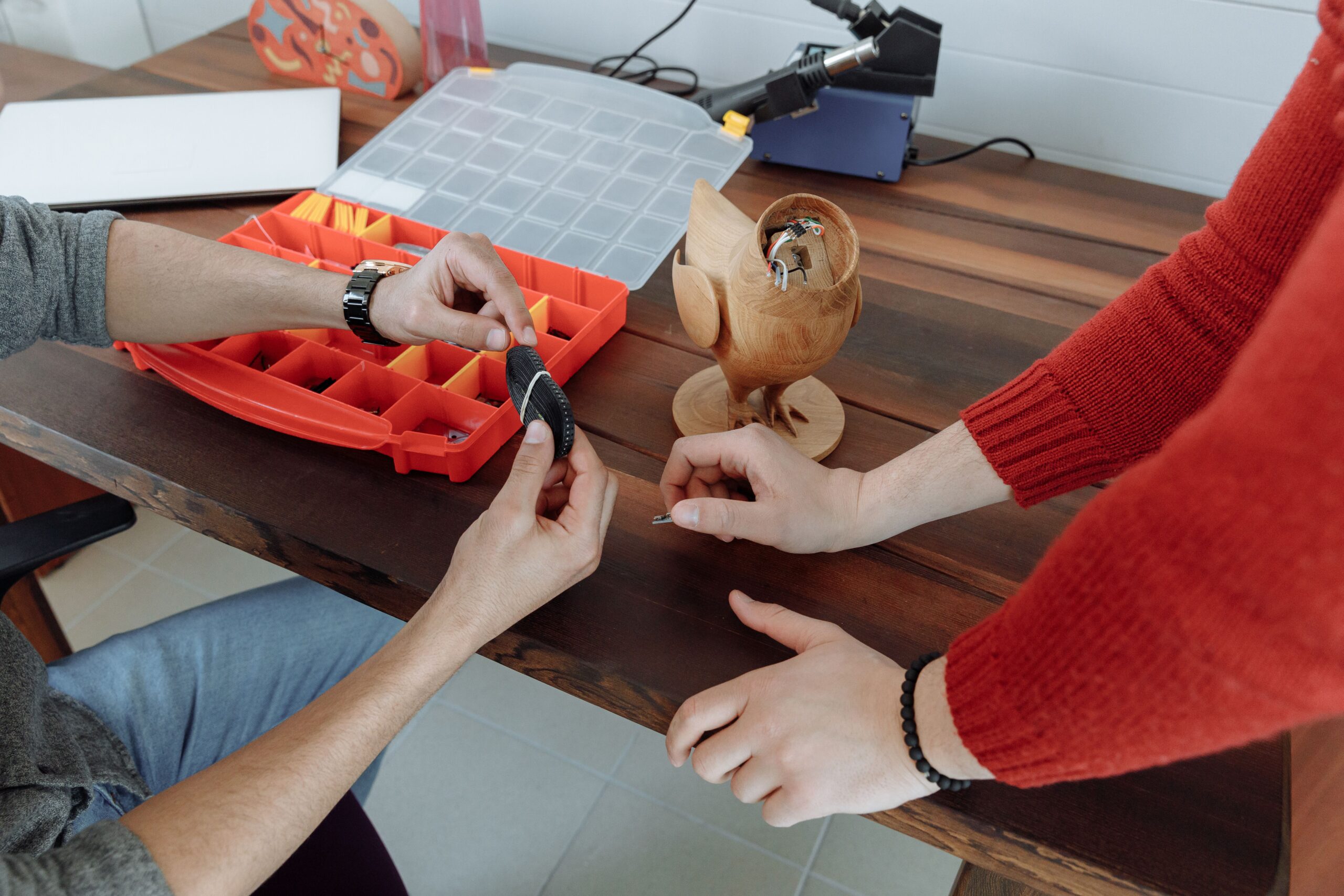 Nahaufnahme Handwerksworkshop